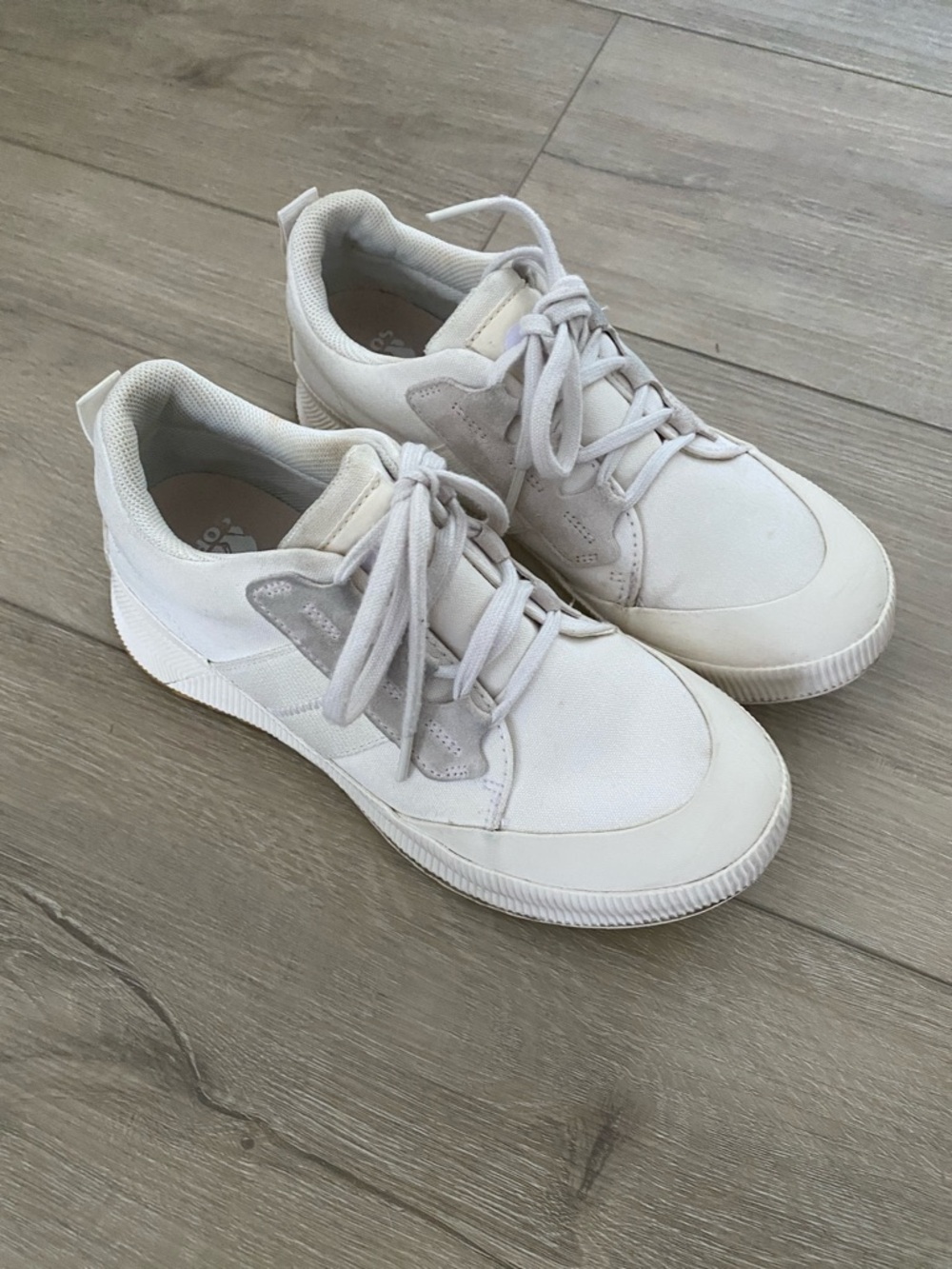Sorel Out N About III Low Canvas WP Women's Sneakers Casual Shoes White 7.5